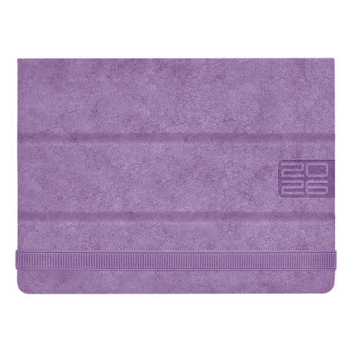 Планинг дат. 2026г 250*190мм 112стр Феникс+ 70319 Вачетто глосс сиреневый "Дава"