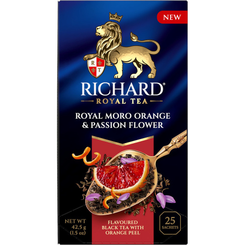 Чай Richard (Ричард) Royal Moro orange & Passion Flower 25п*12 "Дава"