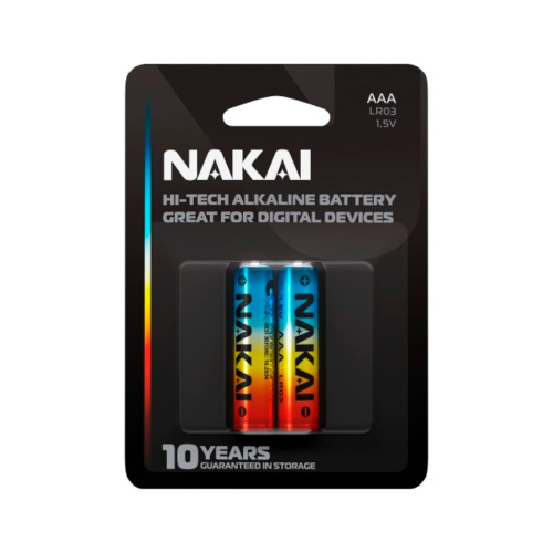 Батарейка Nakai Hi-tech LR3 BL2 "Дава"