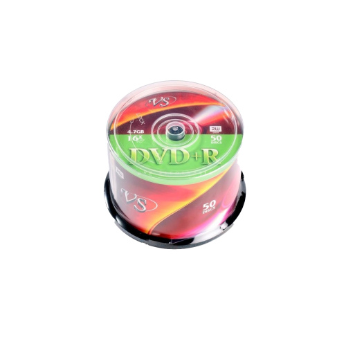 Диски DVD+R VS 4.7Gb 16х/туба 50шт "Дава"