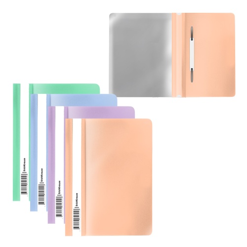 Папка-скоросшиватель с прозрачным листом А5+ ErichKrause 61130 Цветущая нежность "Дава"