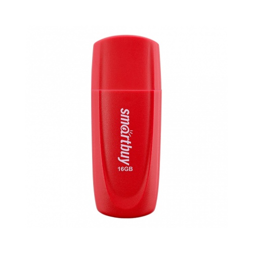 Накопитель Flash Drive USB 2.0 Smart Buy 16Gb Scout красный "Дава"