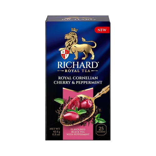 Чай Richard (Ричард) Royal Cornelian Cherry&Peppermint 25п*12  "Дава"