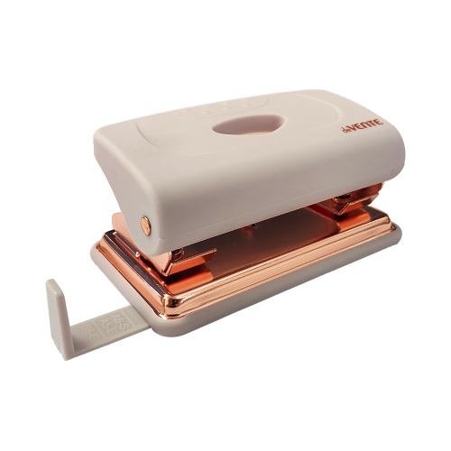 Дырокол deVENTE 4020516 Esthetics до 12 листов, лавандово-пепельный "Дава"