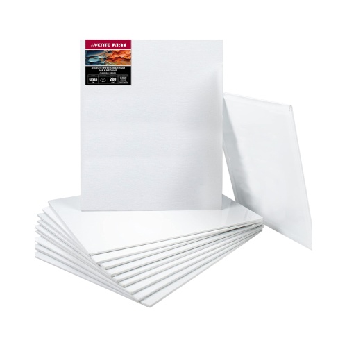 Холст грунтованный на картоне deVENTE 50х60см, 100% хлопок "Дава"