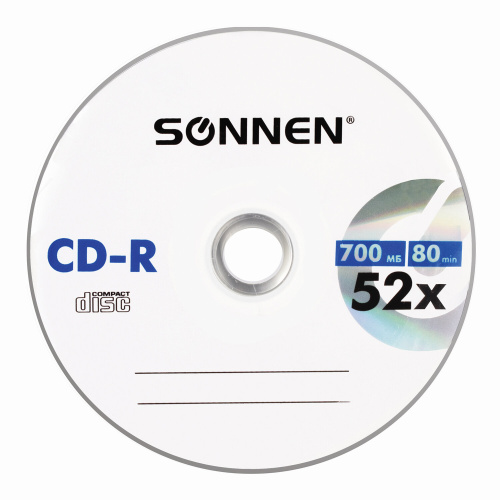 Диски СD-R Sonnen 52*700МЬ 512571 "Дава"