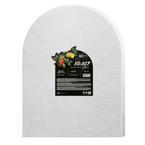 Холст грунтованный на подрамнике Феникс+ 30х40см, 100% хлопок, среднее зерно "Дава"