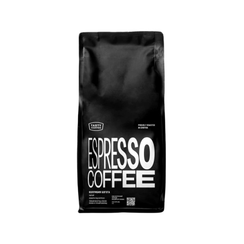 Кофе Tasty (Тейсти) моносорт эспрессо Колумбия Богота, 100% Арабика, в зернах, 1кг "Дава"