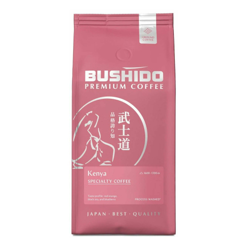 Кофе Bushido (Бушидо) Speciality Kenya зерно 227г, м/у "Дава"