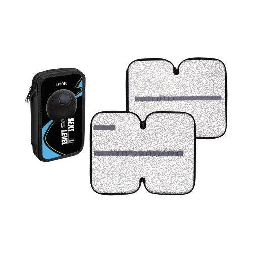 Пенал deVENTE 20,5*10,8см, 2отд. 7010617 Футбол нового уровня "Дава"