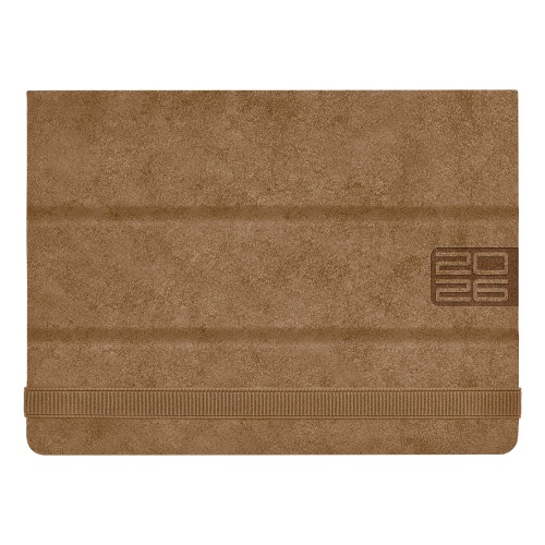 Планинг дат. 2026г 250*190мм 112стр Феникс+ 70320 Вачетто глосс светло-коричневый "Дава"