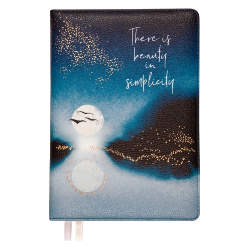Ежедневник А5 145*205мм 320стр deVENTE Nature 2234328 There is beauty in simplicity "Дава"