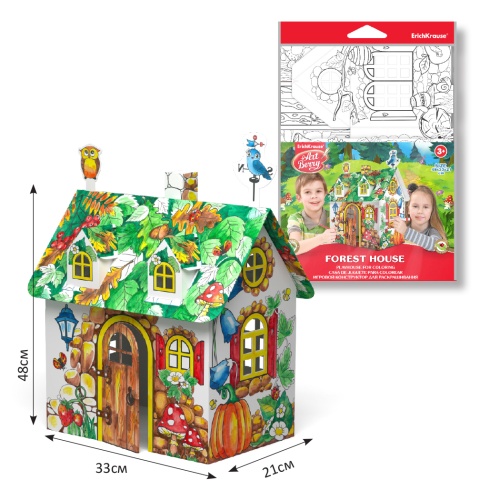 Набор для творчества ArtBerry 54381 Country house игровой конструктор для раскрашивания "Дава"