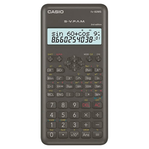 Калькулятор Casio научный FX-82MS-2 Plus-2 сертифицирован для ЕГЭ "Дава"