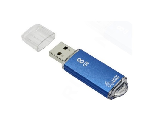 Накопитель Flash Drive USB 2.0 Smart Buy 8Gb V-Cut  "Дава"