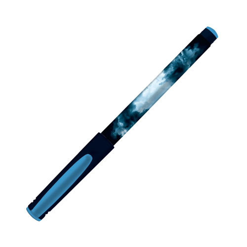 Ручка шариковая Lorex Double Soft LXOPDS-TC Грозовые облака 0,5мм синяя "Дава"