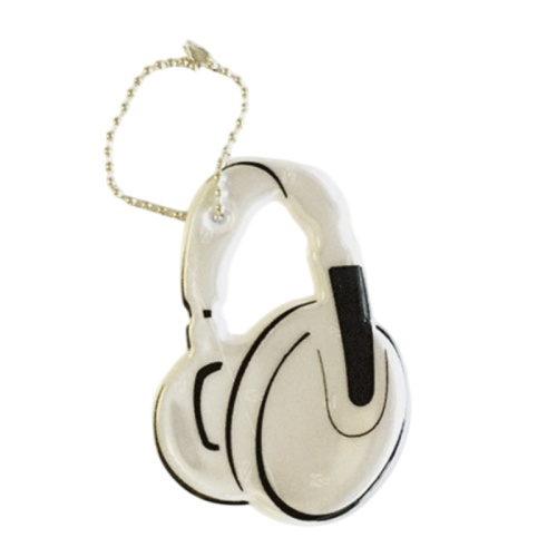 Светоотражающий мягкий брелок deVENTE 9082003 Headphones "Дава"