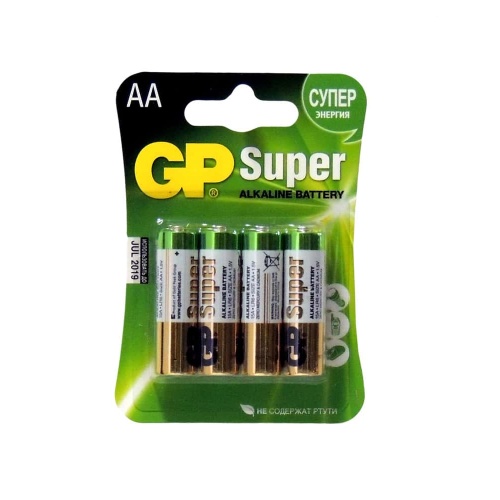 Батарейка GP (Джи-Пи) LR06 BL4 Super "Дава"