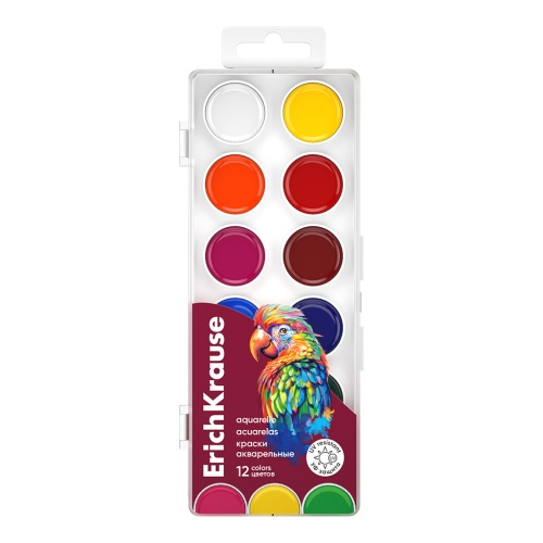 Краски акварель 12 цв. ErichKrause 61377 Сафари "Дава"