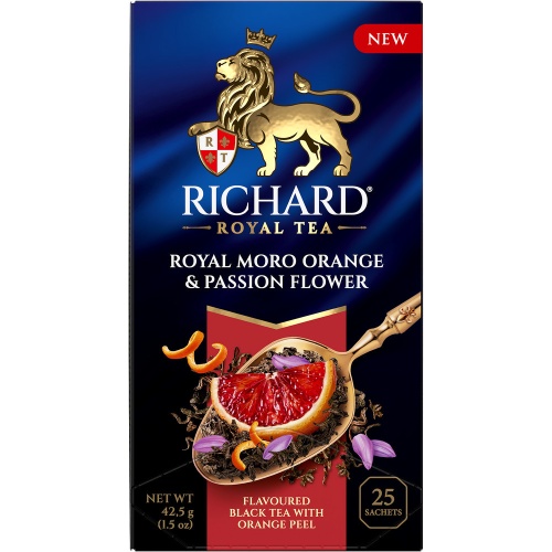 Чай Richard (Ричард) Royal Moro orange & Passion Flower 25п*12 "Дава"