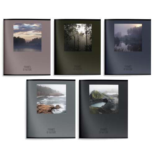 Тетрадь 48л. кл. ТОК48-ПСР Пейзаж с рамкой "Дава"